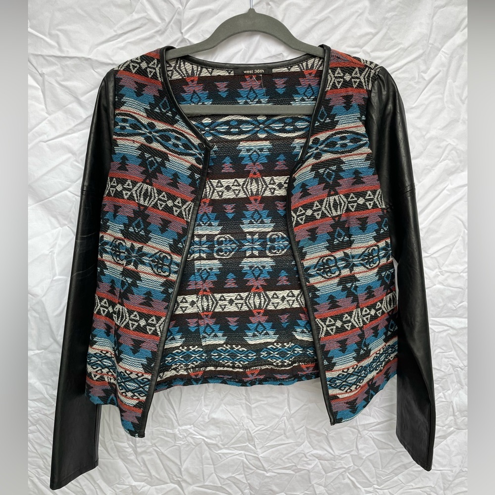 West 36th Boutique trendy leather jacket